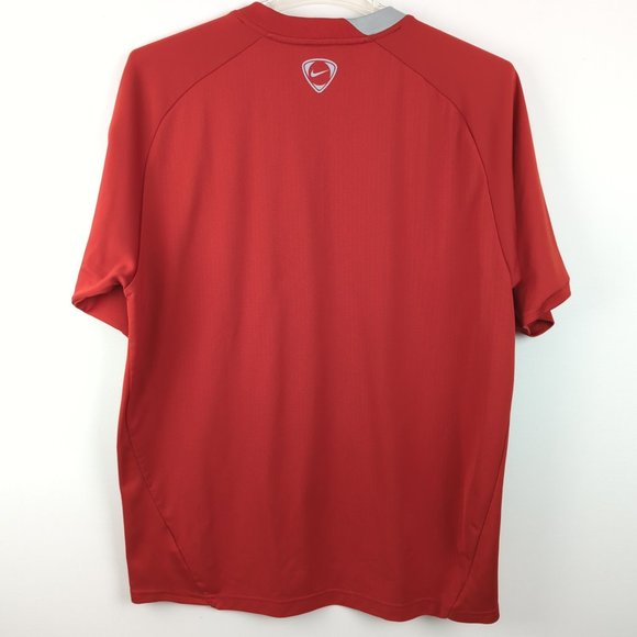 Red US Soccer Nation Team Dri-Fit training jersey - USMNT -  XL - Picture 7 of 10